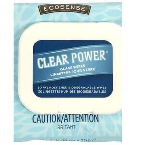 Melaleuca EcoSense Clear Power Glass Cleaner Wipes- Pack of 36 Wipes-New!